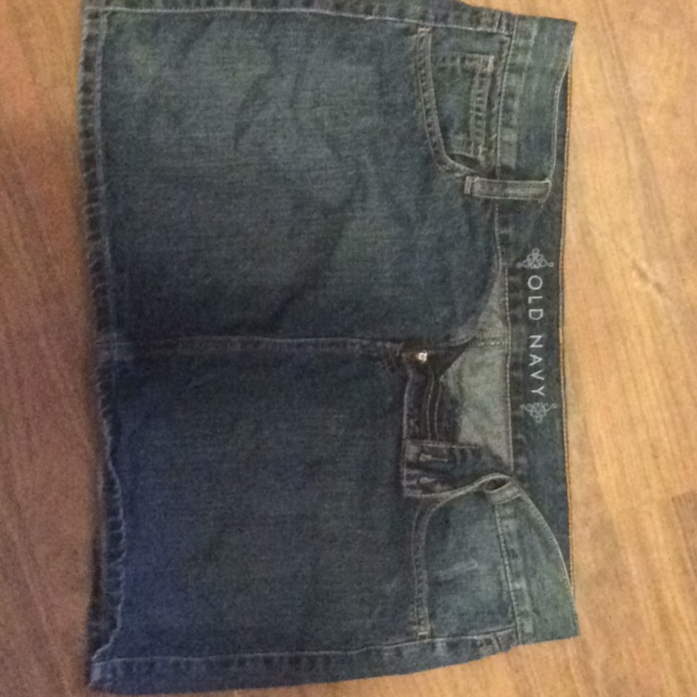Old Navy denim mini skirt